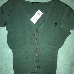 Abercrombie and Fitch shirt.